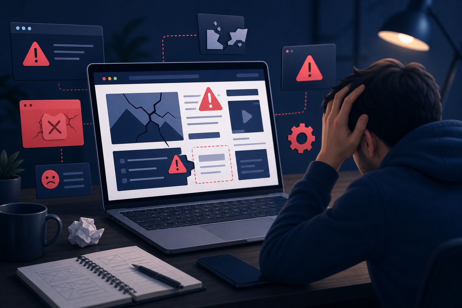 10 أخطاء تقتل موقعك
